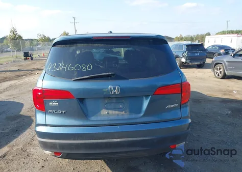 2016 Honda Pilot Ex-L z USA, uszkodzony, nr VIN 5FNYF6H59GB125482